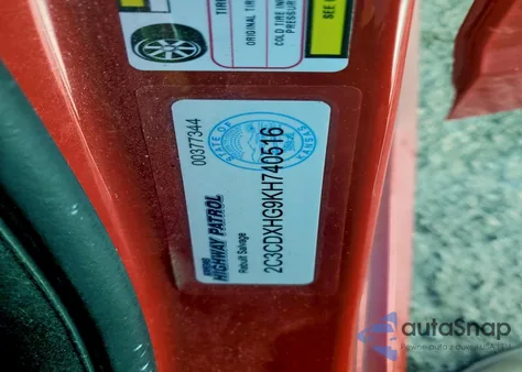 2019 Dodge Charger Gt z USA, uszkodzony, nr VIN 2C3CDXHG9KH740516